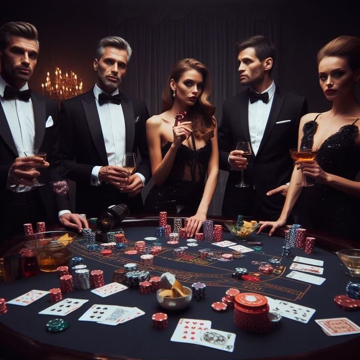 Studio live casino fancade dengan meja dealer langsung